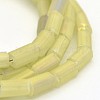 Full Rainbow Plated Faceted Cuboid Glass Beads Strands EGLA-J055-2x4mm-FR06-1